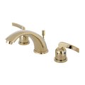 Kingston Brass KB8962EFL 8" Widespread Bathroom Faucet, Polished Brass KB8962EFL